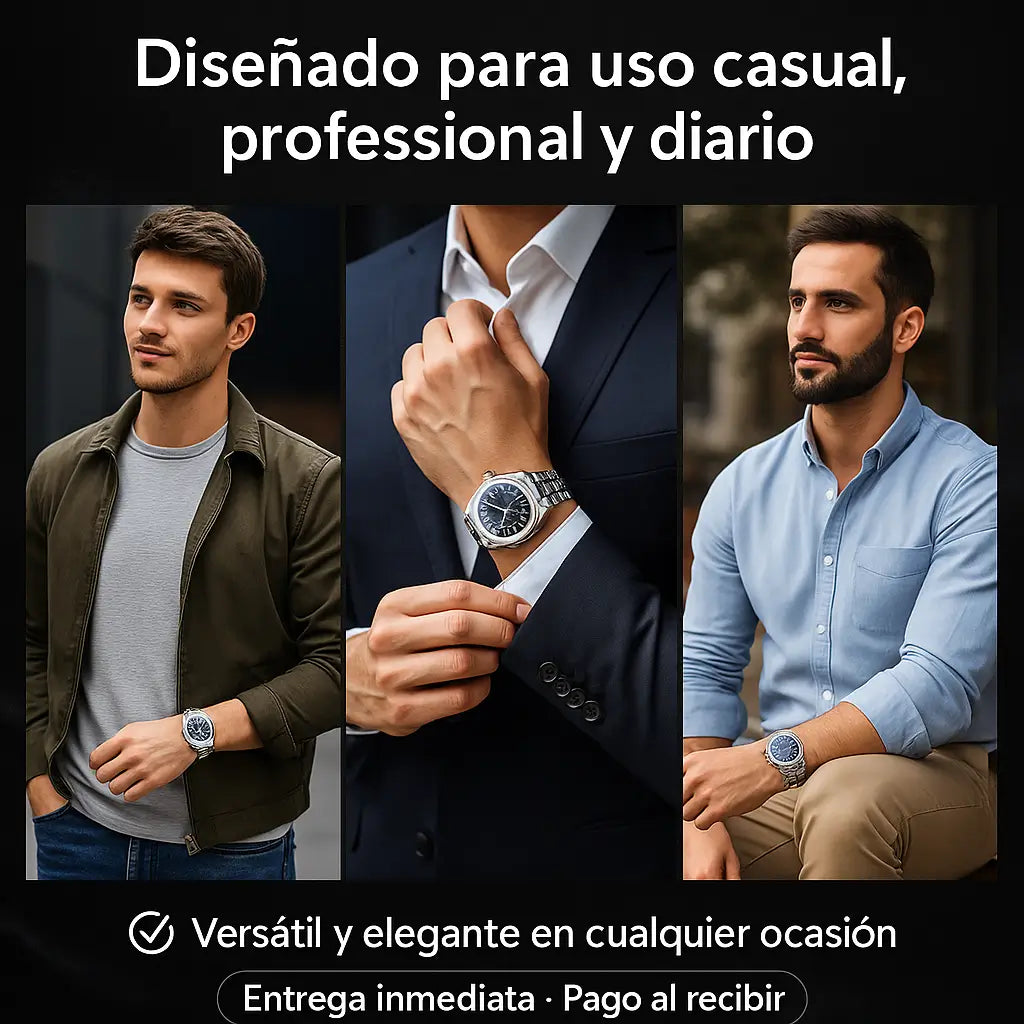 RELOJ NAUTILUS™ I Estilo, resistencia y elegancia en tu muñeca I