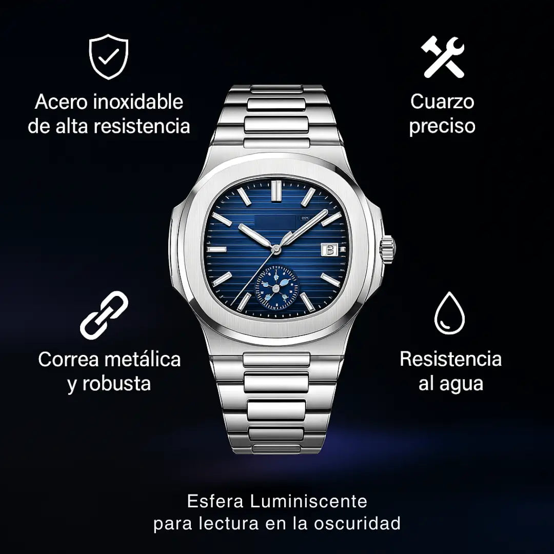 RELOJ NAUTILUS™ I Estilo, resistencia y elegancia en tu muñeca I