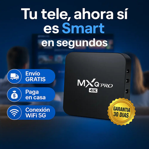 Tv Box MXQ Pro 4K I Tu televisor se transforma en Smart TV rápido y sin enredos I