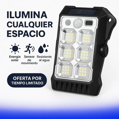 ILUMINEX®️| Luz Solar Inteligente con Clip y Sensor de Movimiento