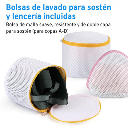 7 BOLSAS DE MALLA FINA PARA LAVANDERÍA