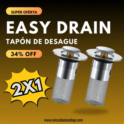 EASY DRAIN™ - Protección contra obstrucciones y malos olores 🚿🔧